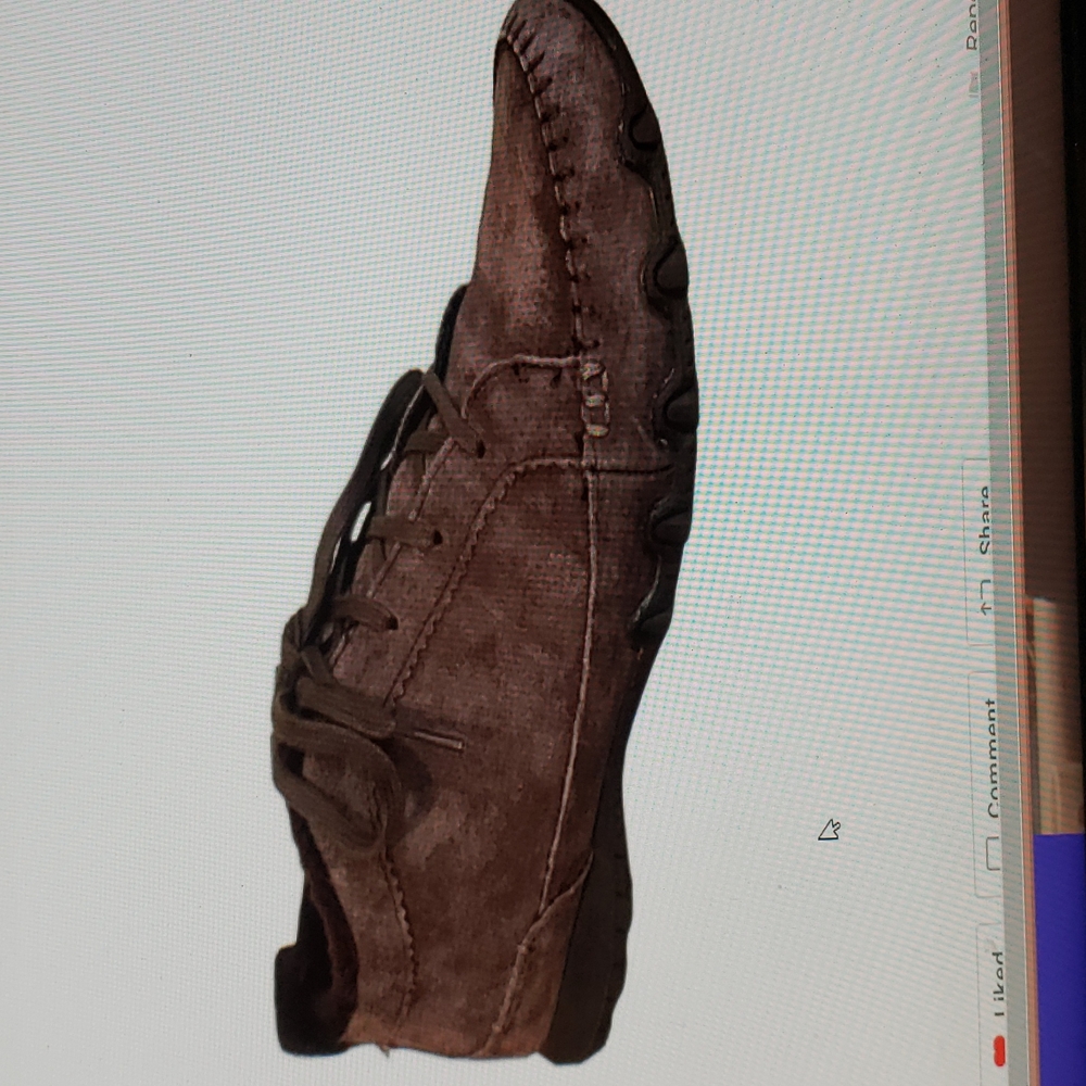 Skechers 8.5 Womens Bikers Lineage Boot Brown Suede Moccasins